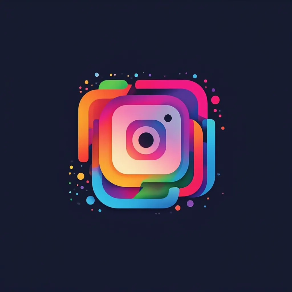 Vibrant Stylized Instagram Logo AI Image Generated By ICreat AI AI vibrant-stylized-instagram-logo-ai-image-generated-by-icreat-ai-ai