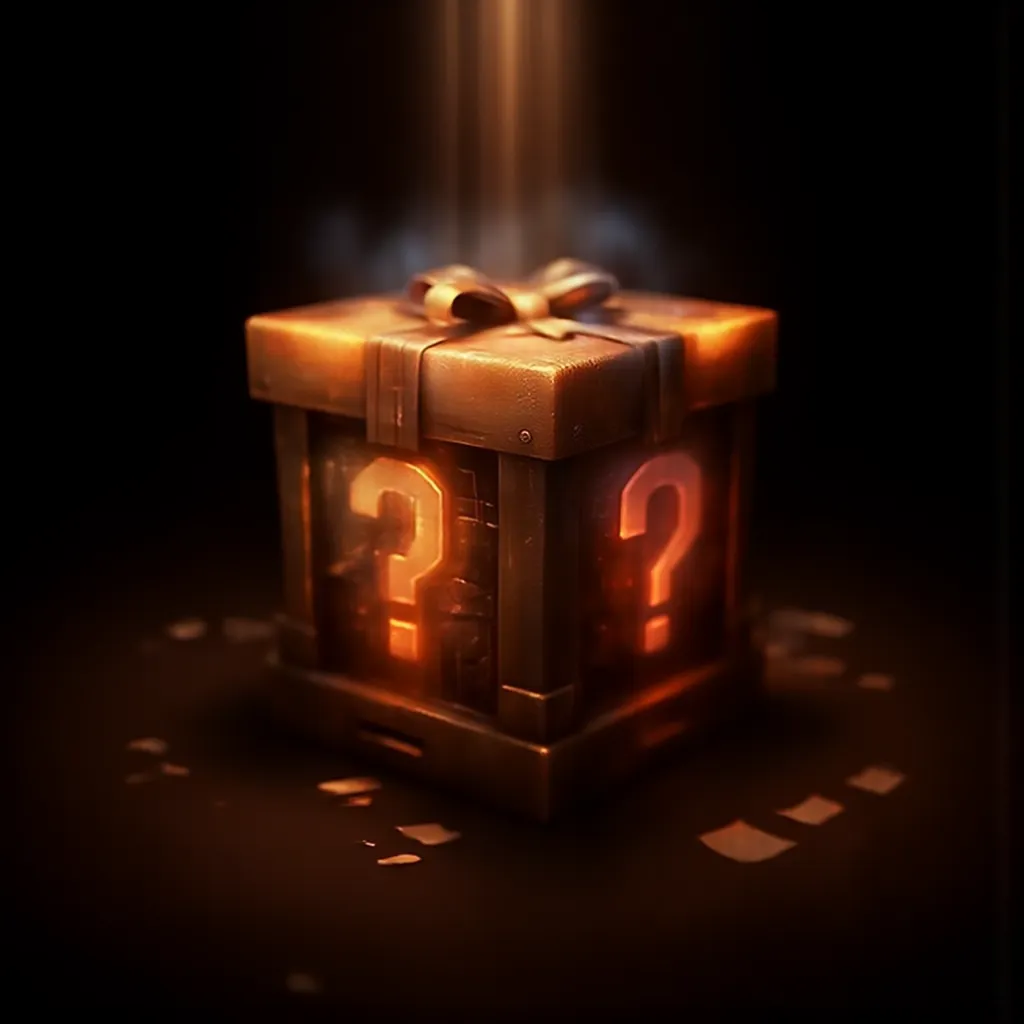 Mystery Box with Question Marks AI Image Generated by iCreat AI AI ...