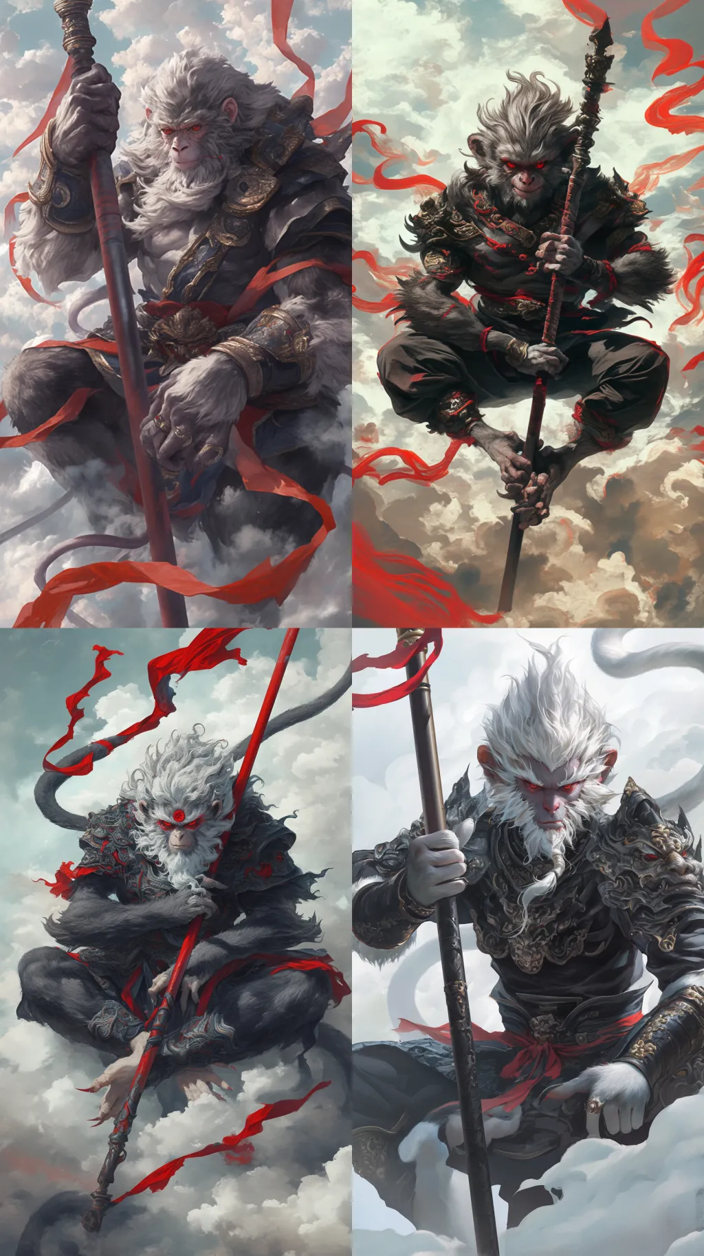 Sun Wukong (comic book character) AI Image Generated by iCreat AI AI ...