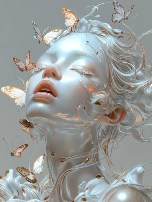 Ethereal Butterfly Embrace