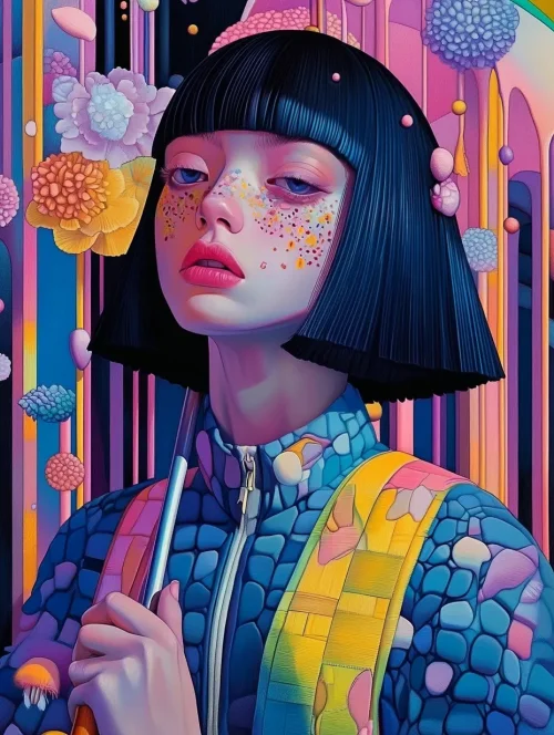Colorful Dream Portrait