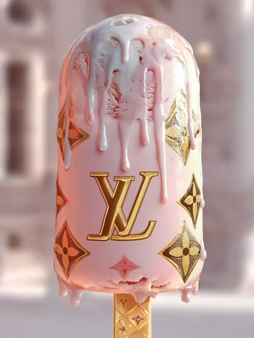 LV Dripping Ice Cream Bar