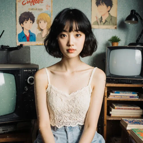 Retro Room Portrait